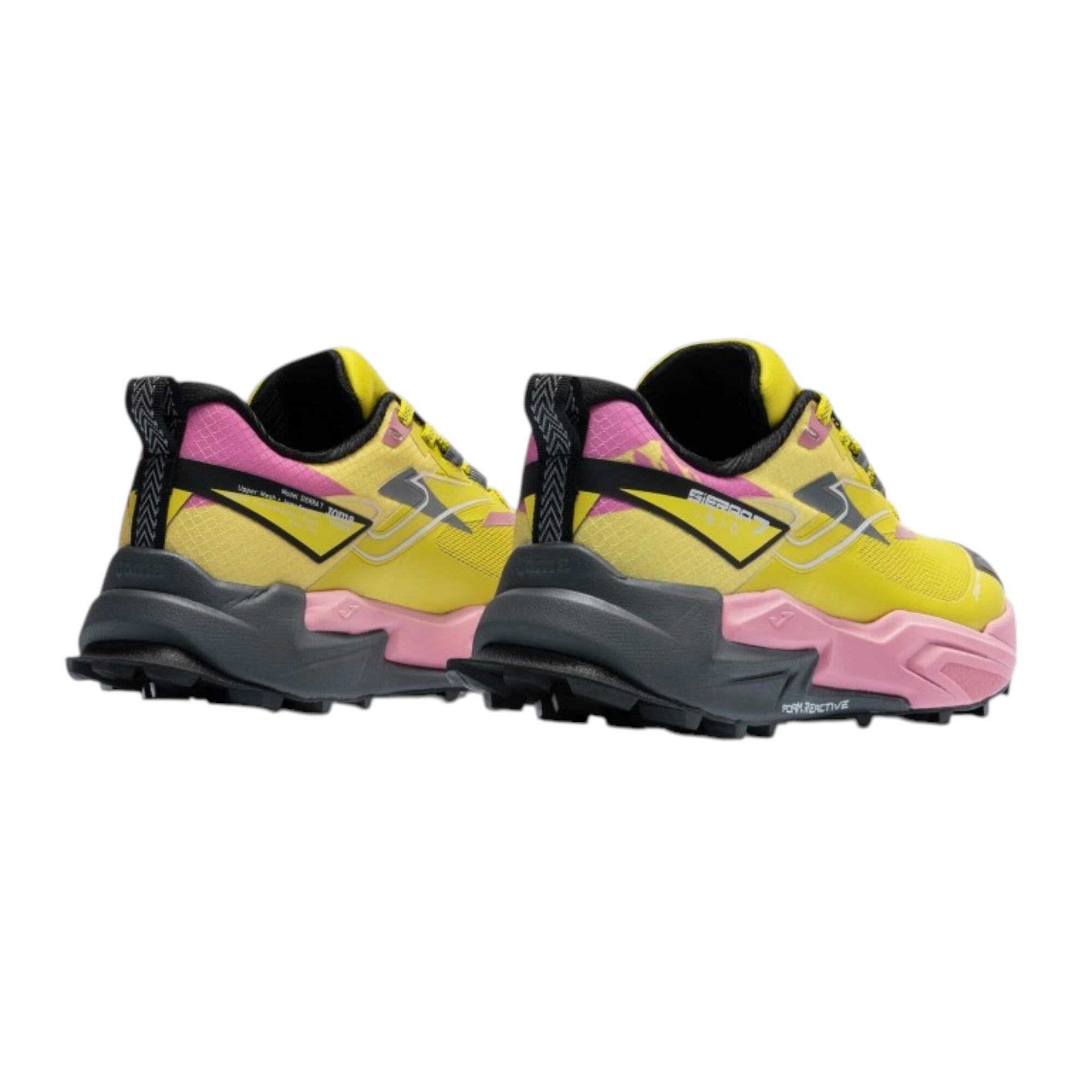 Zapatillas Trail running Mujer Joma sierra lady 2623 amarillo 5/5