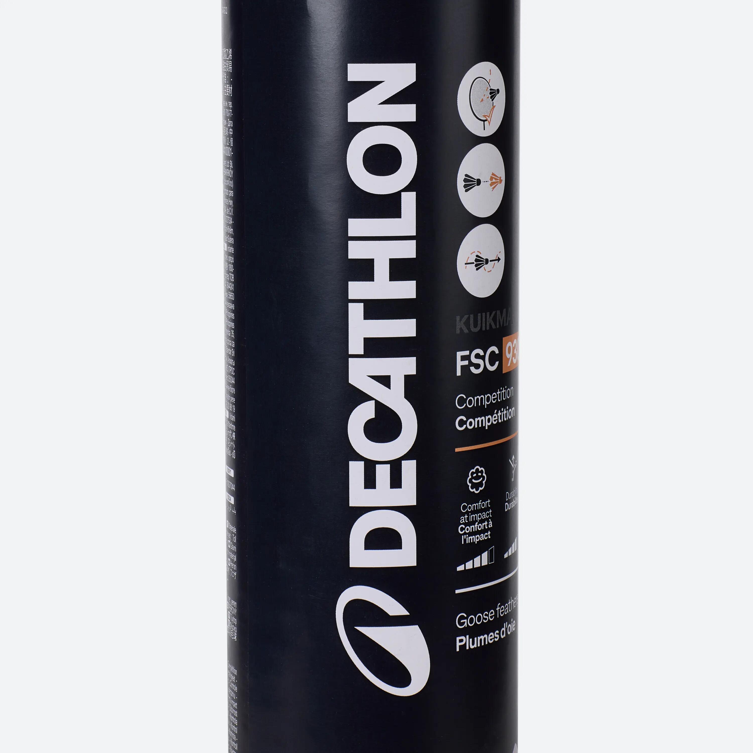 VOLANTE DE BÁDMINTON DE PLUMAS PERFLY FSC 930 SPEED 77 x12 5/10