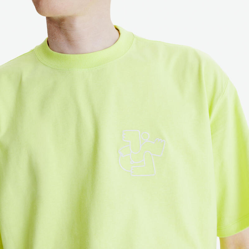 Tricou cu imprimeu, Elementals, galben, Adulți