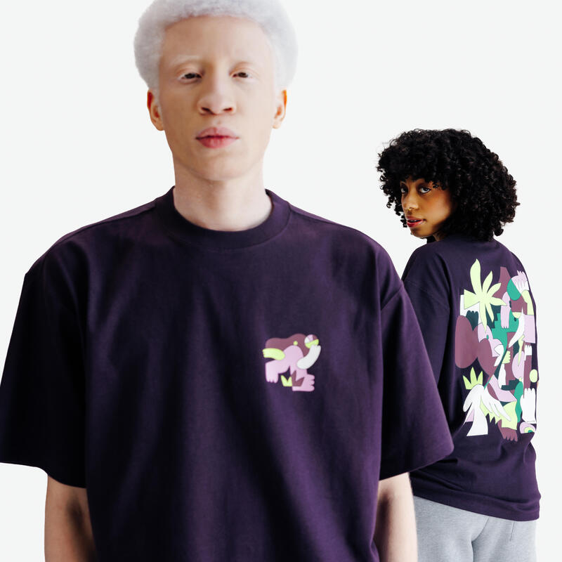 Tricou sport Elementals Mov Adulți