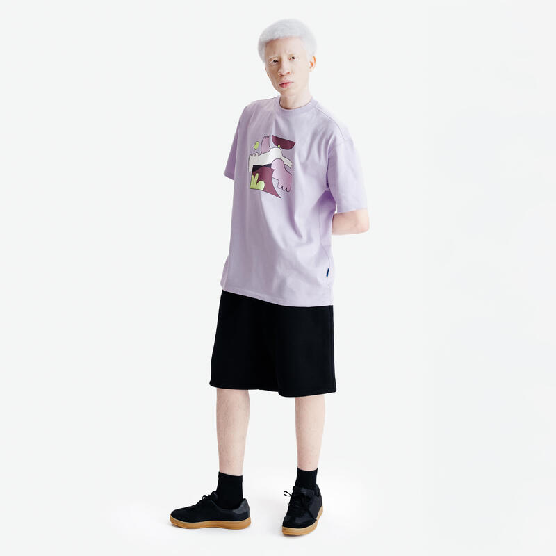 Tricou Elementals Relax Lila Adulți