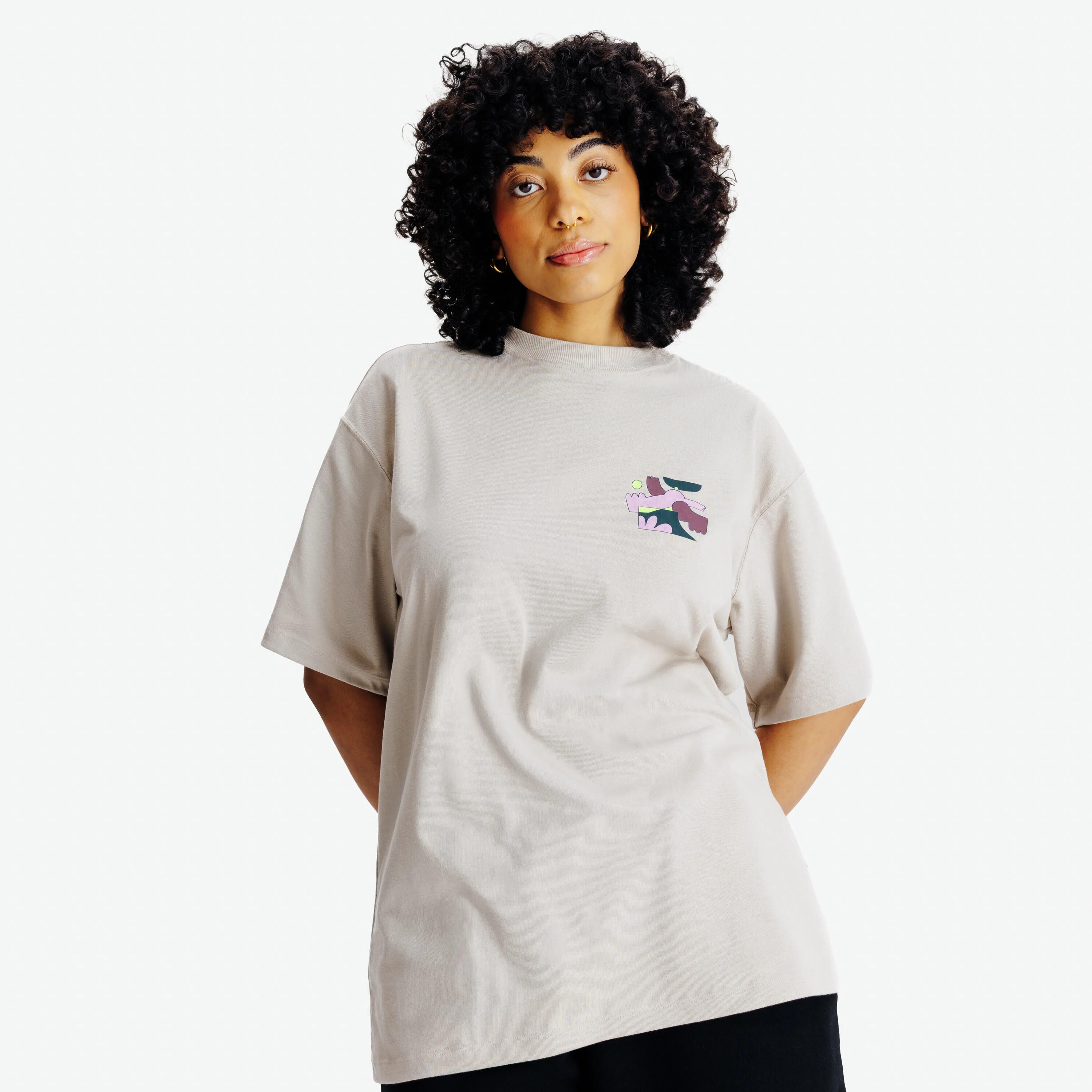 Tricou grafică Elementals Bej Adulți 9/11