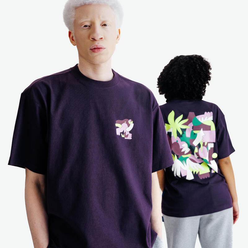 Tricou sport Elementals Mov Adulți