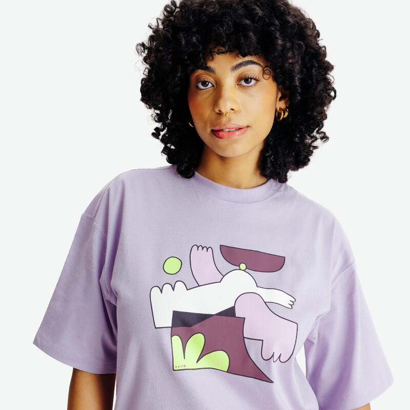 Tricou Elementals Relax Lila Adulți