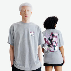 Camiseta con estampado unisex, Elementals, gris