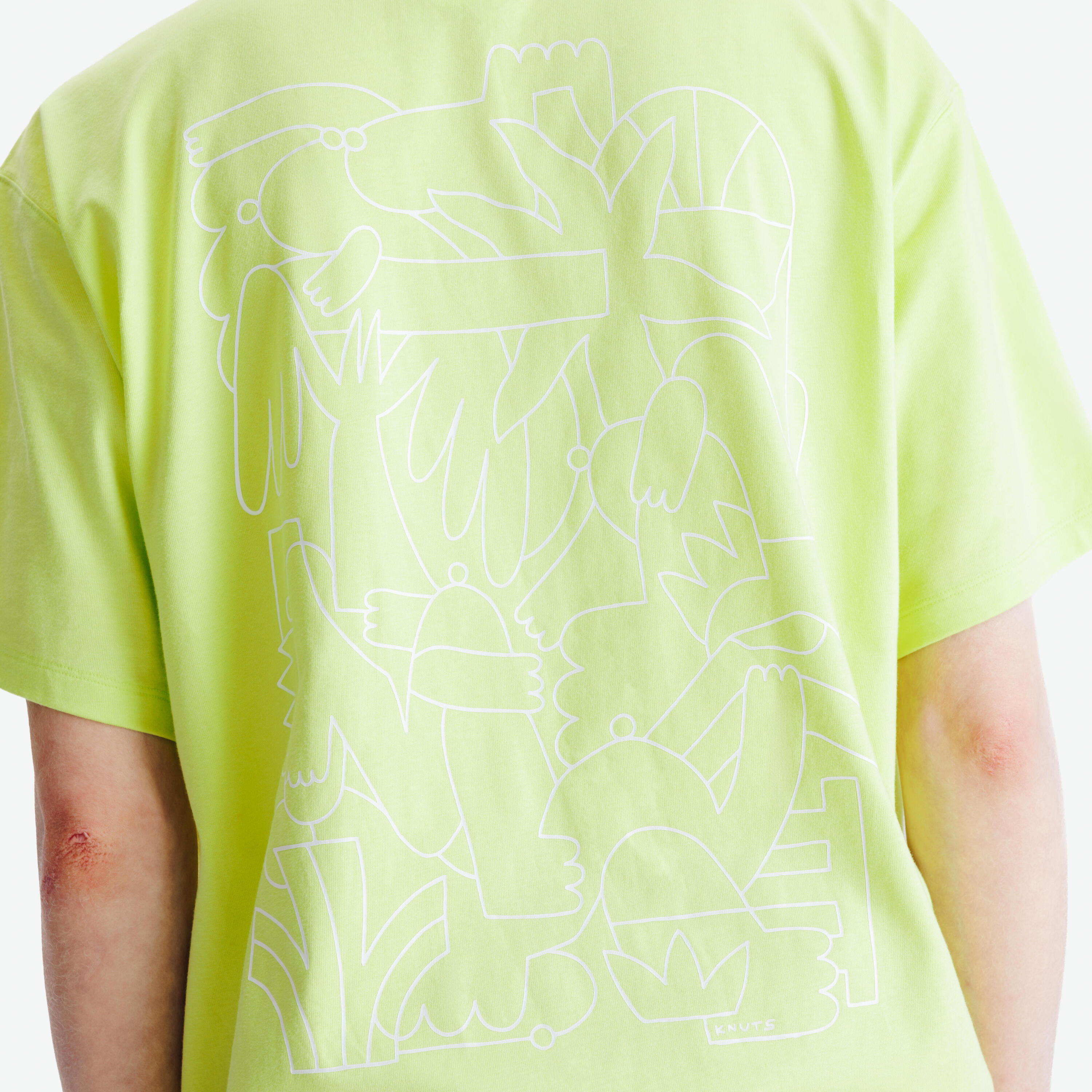 T-Shirt de Desporto Mulher/Homem Elementals Grafismo Amarelo 5/6