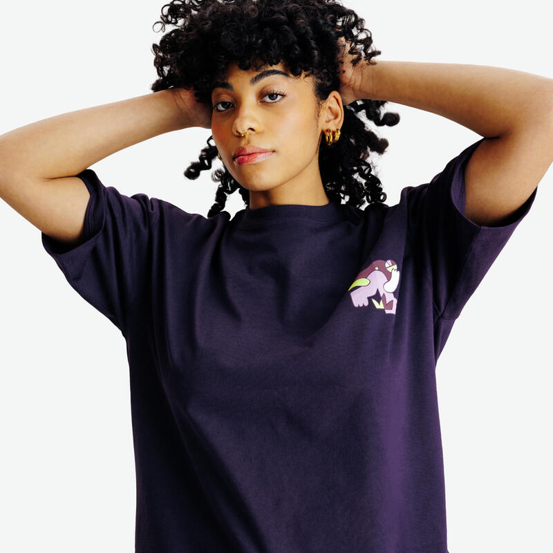 Tricou sport Elementals Mov Adulți