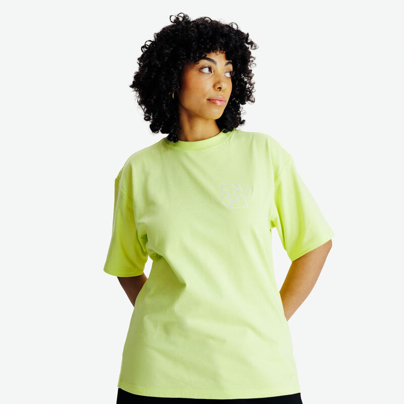 Tricou cu imprimeu, Elementals, galben, Adulți