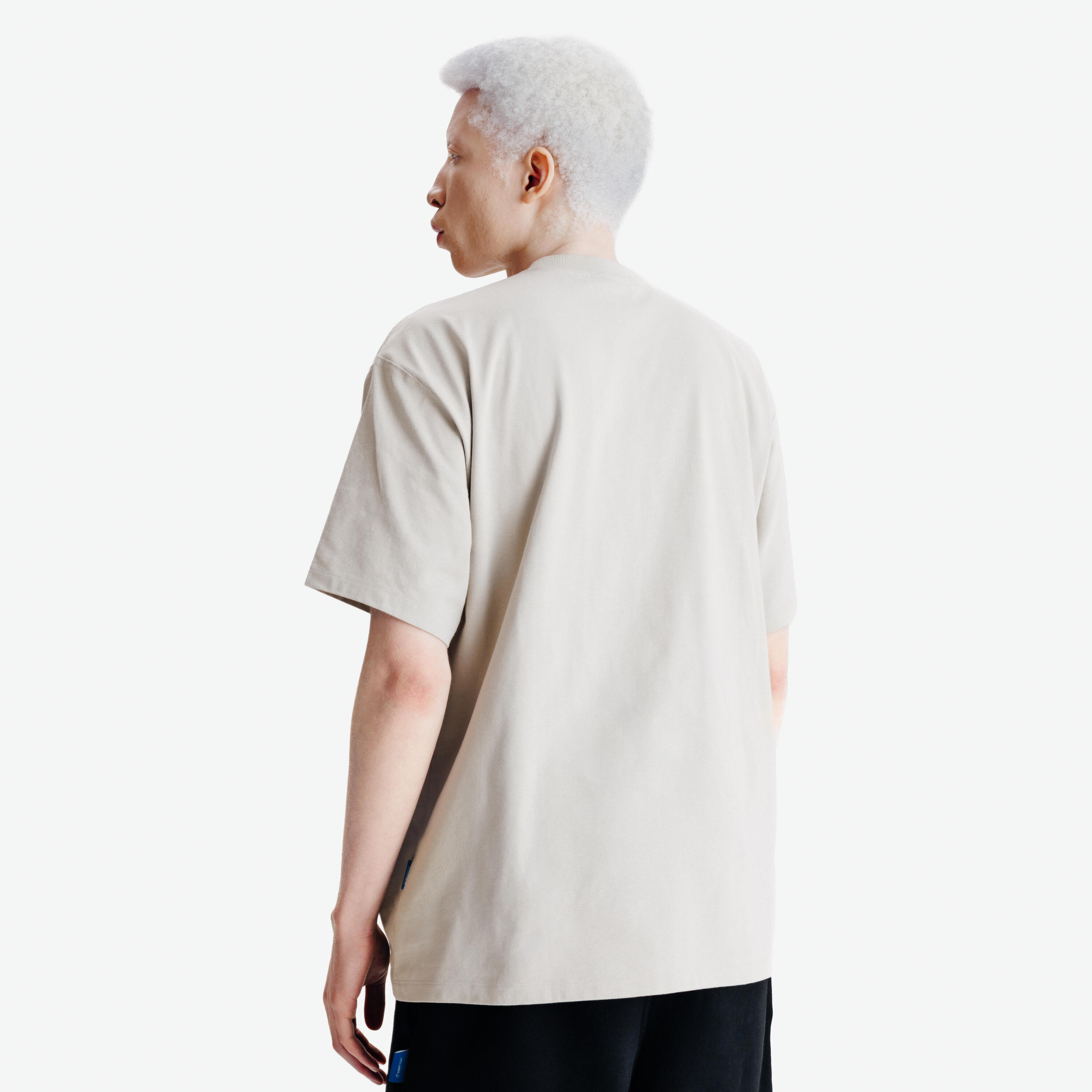 T-shirt graphique mixte, Elementals, beige 4/4