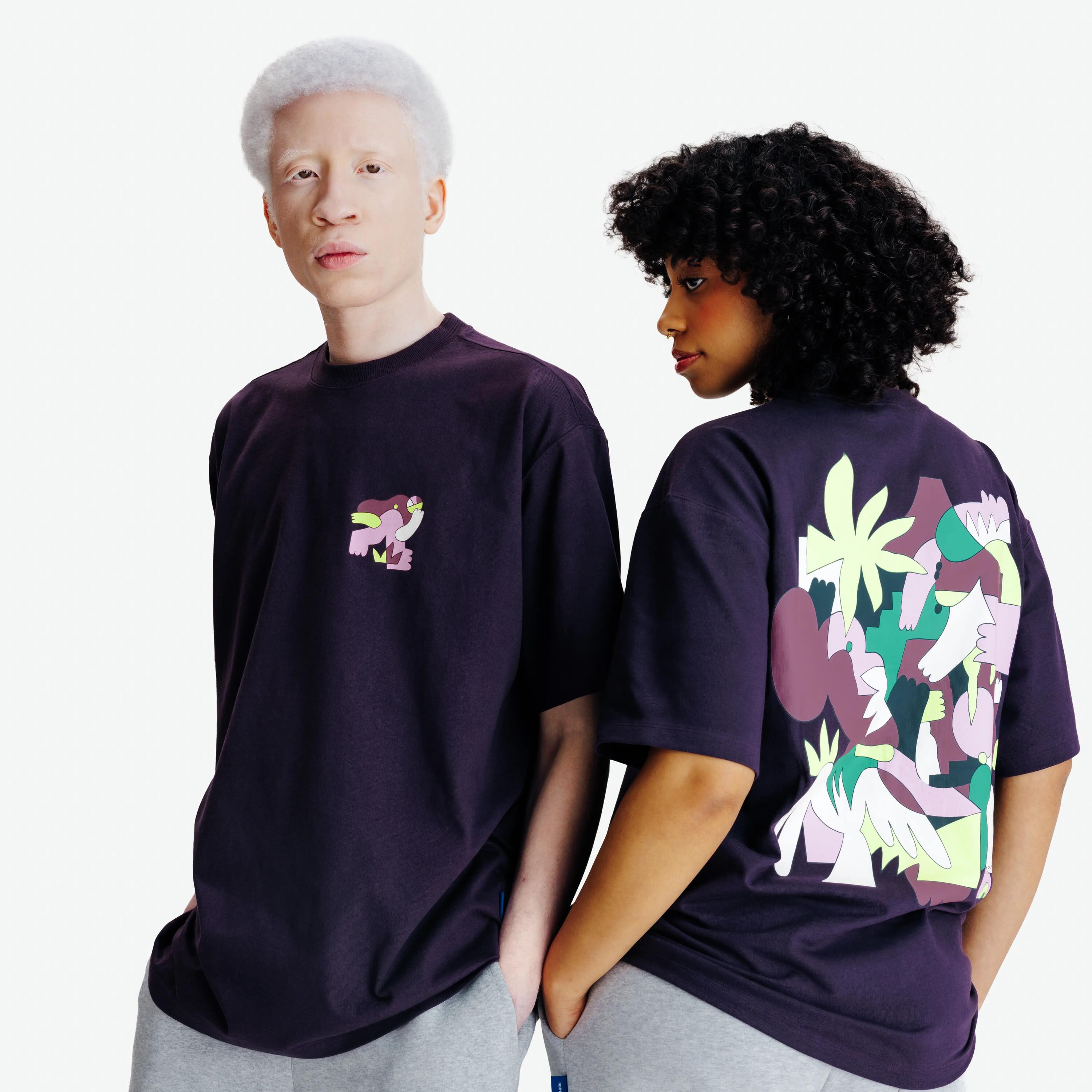 Tricou sport Elementals Mov Adulți 13/19