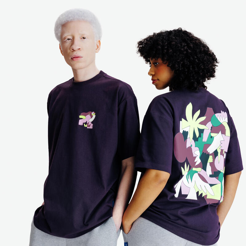 Tricou sport Elementals Mov Adulți
