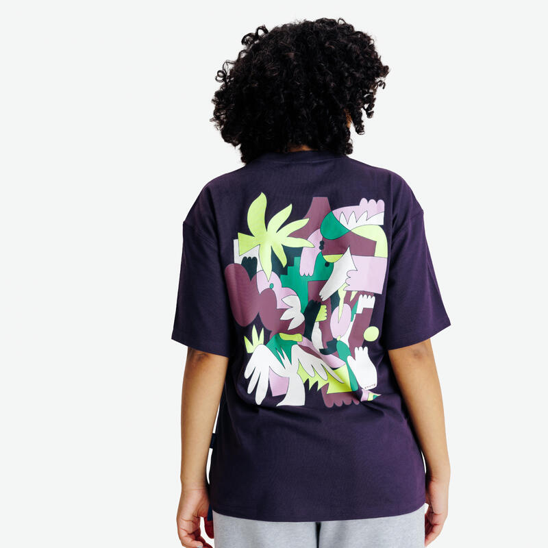 Tricou sport Elementals Mov Adulți