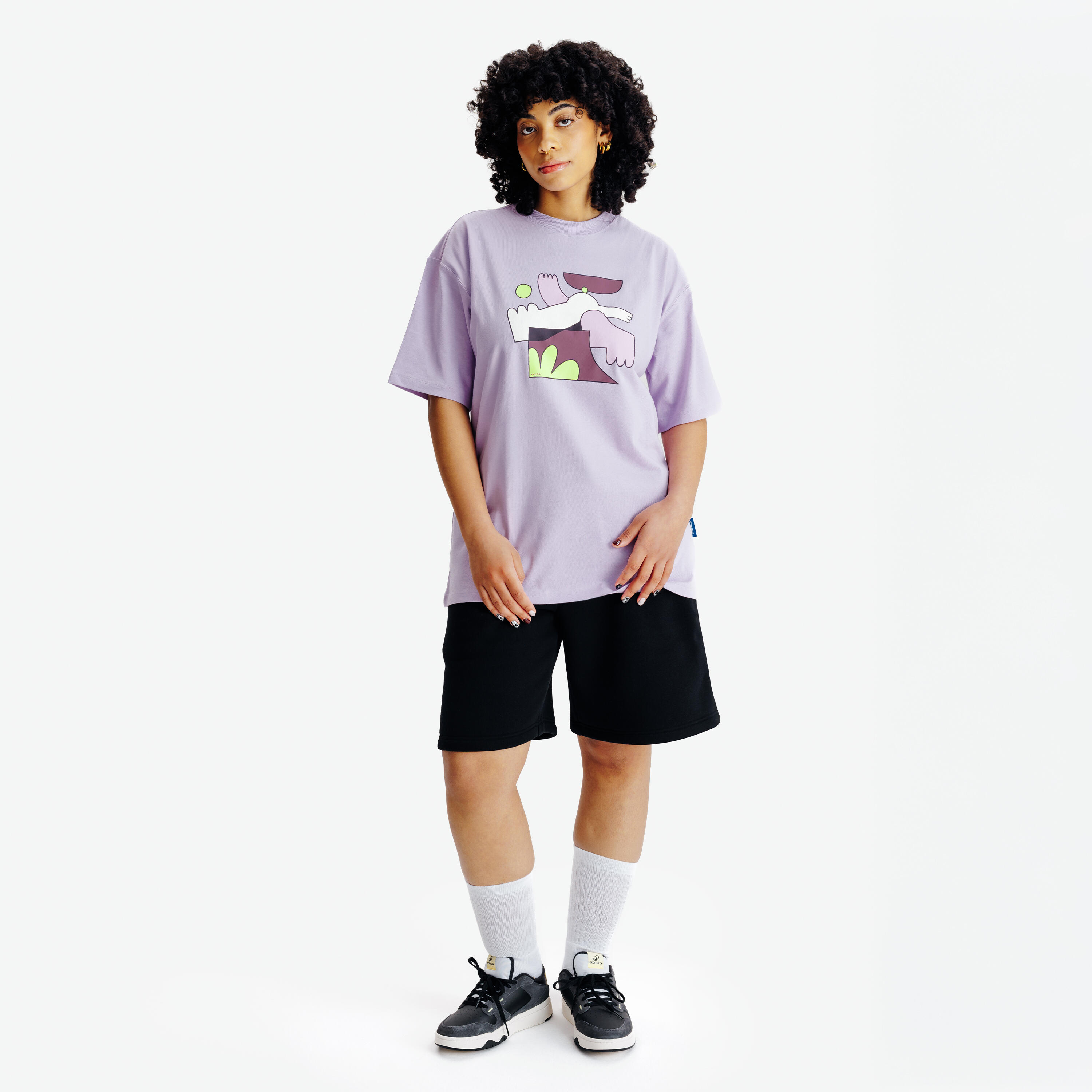 T-shirt adulto ELEMENTALS lilla 3/6