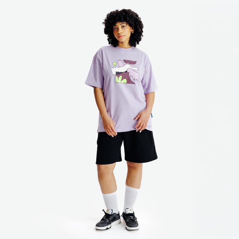 Tricou Elementals Relax Lila Adulți