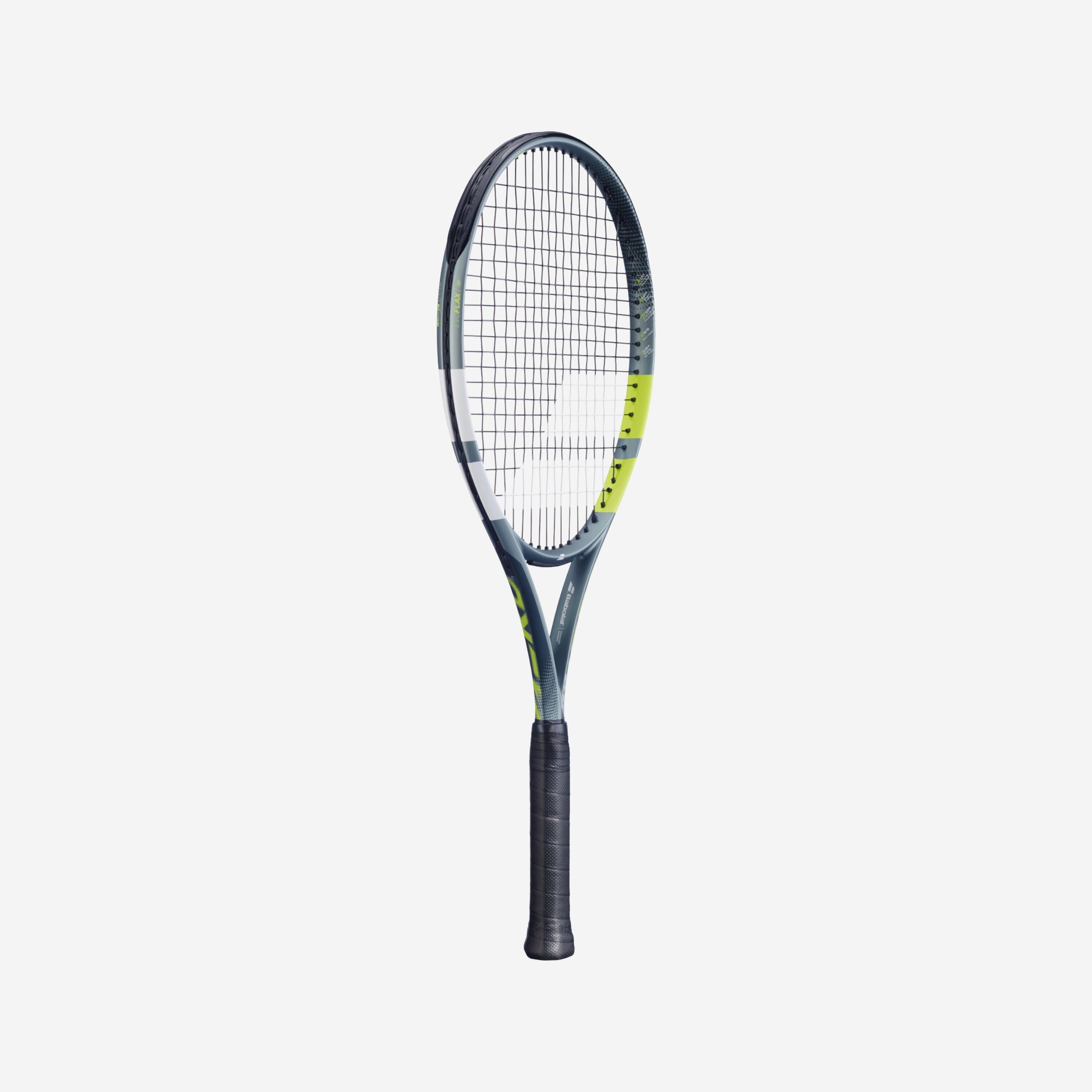 Raquette de tennis adulte cordée, Babolat evo aero gen2 275g gris jaune 2/6