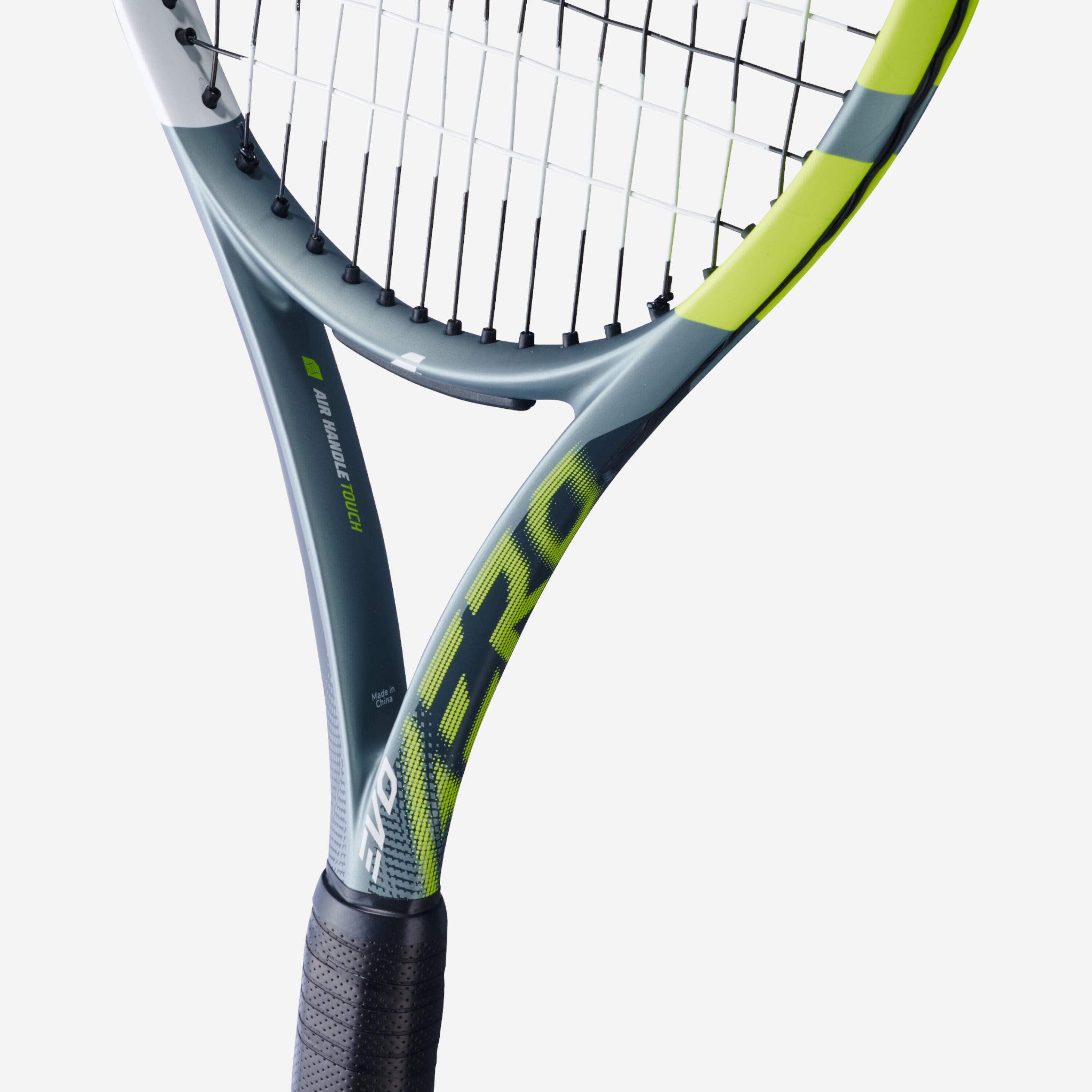 Raquette de tennis adulte cordée, Babolat evo aero gen2 275g gris jaune 3/6