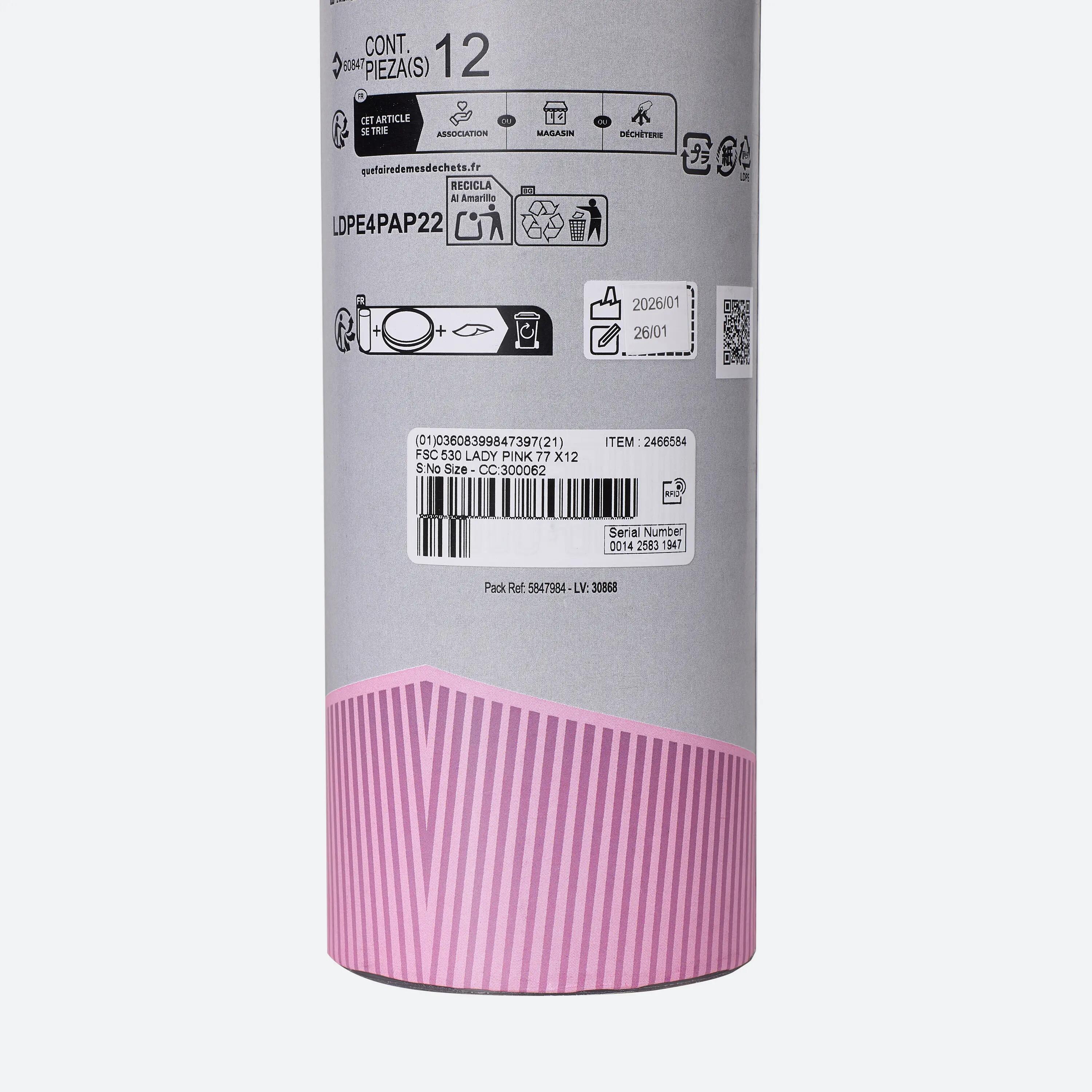 Federbälle Naturfedern - FSC 530 Speed 77 12 Stück rosa 7/10