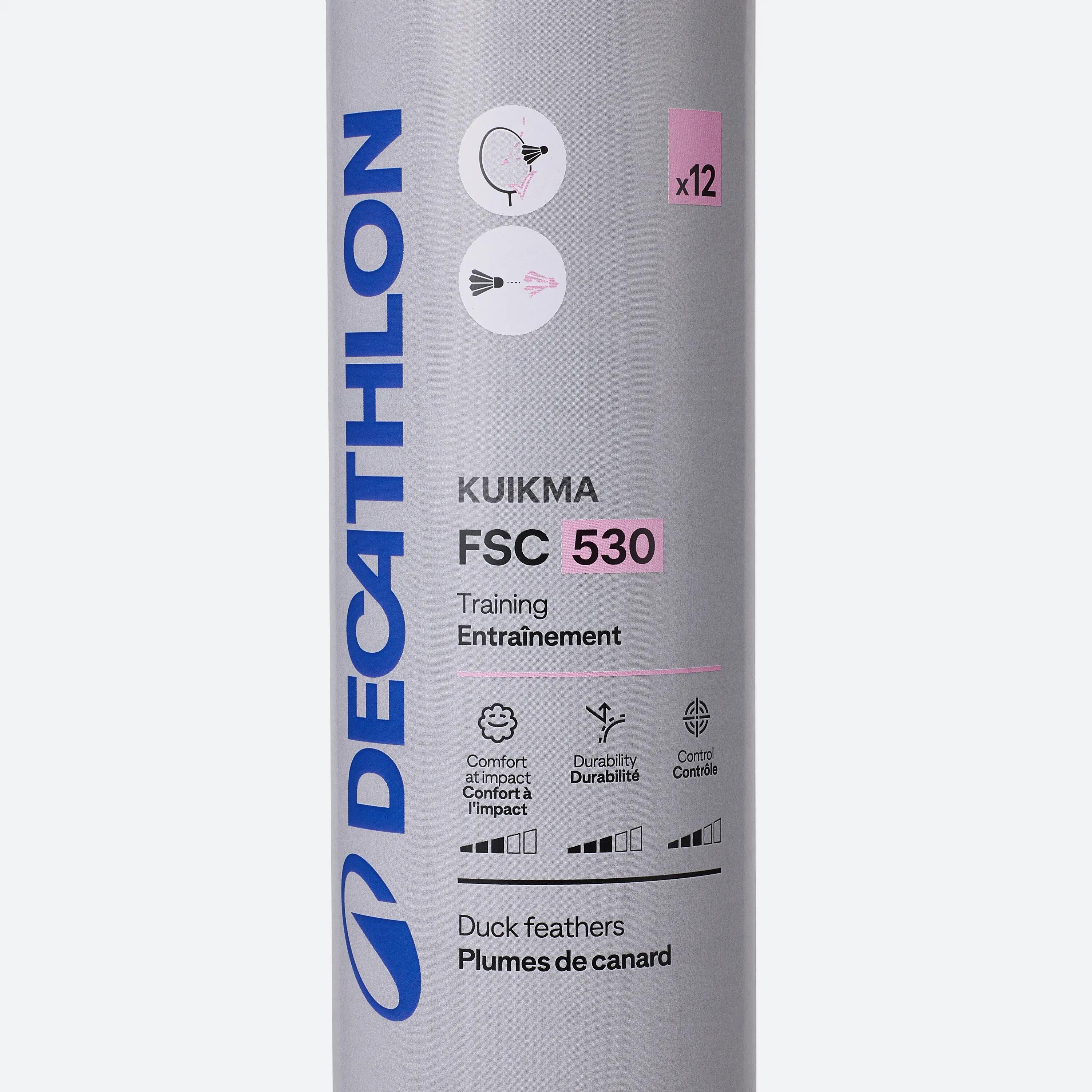 Federbälle Naturfedern - FSC 530 Speed 77 12 Stück rosa 6/10