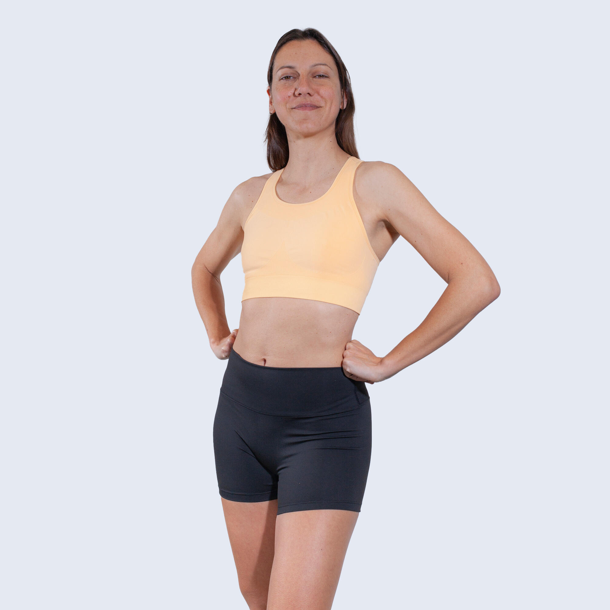 Malla corta fitness hot pant push up Mujer Sun & Surf negro 6/11