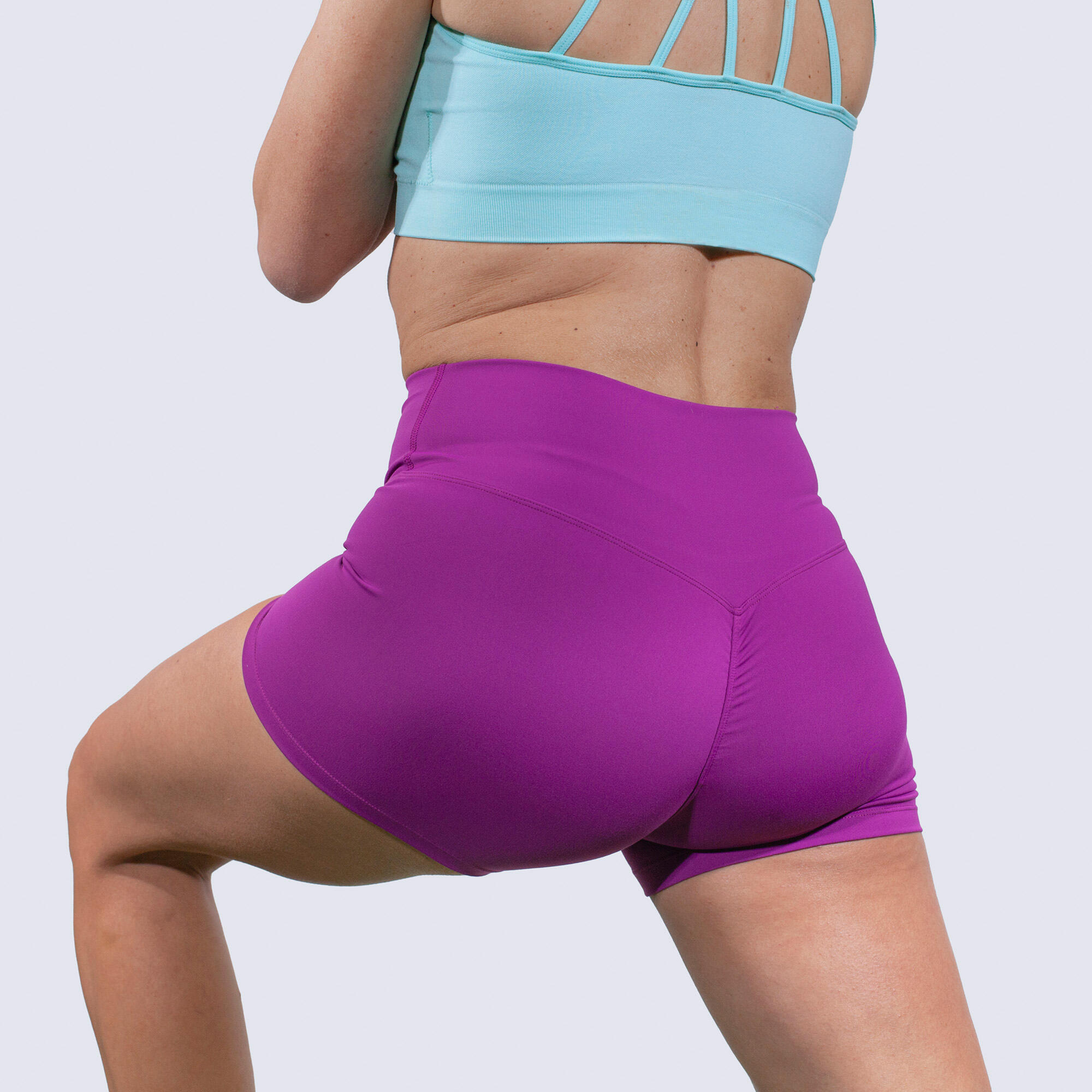 Malla corta fitness hot pant push up Mujer Sun & Surf fucsia 3/7