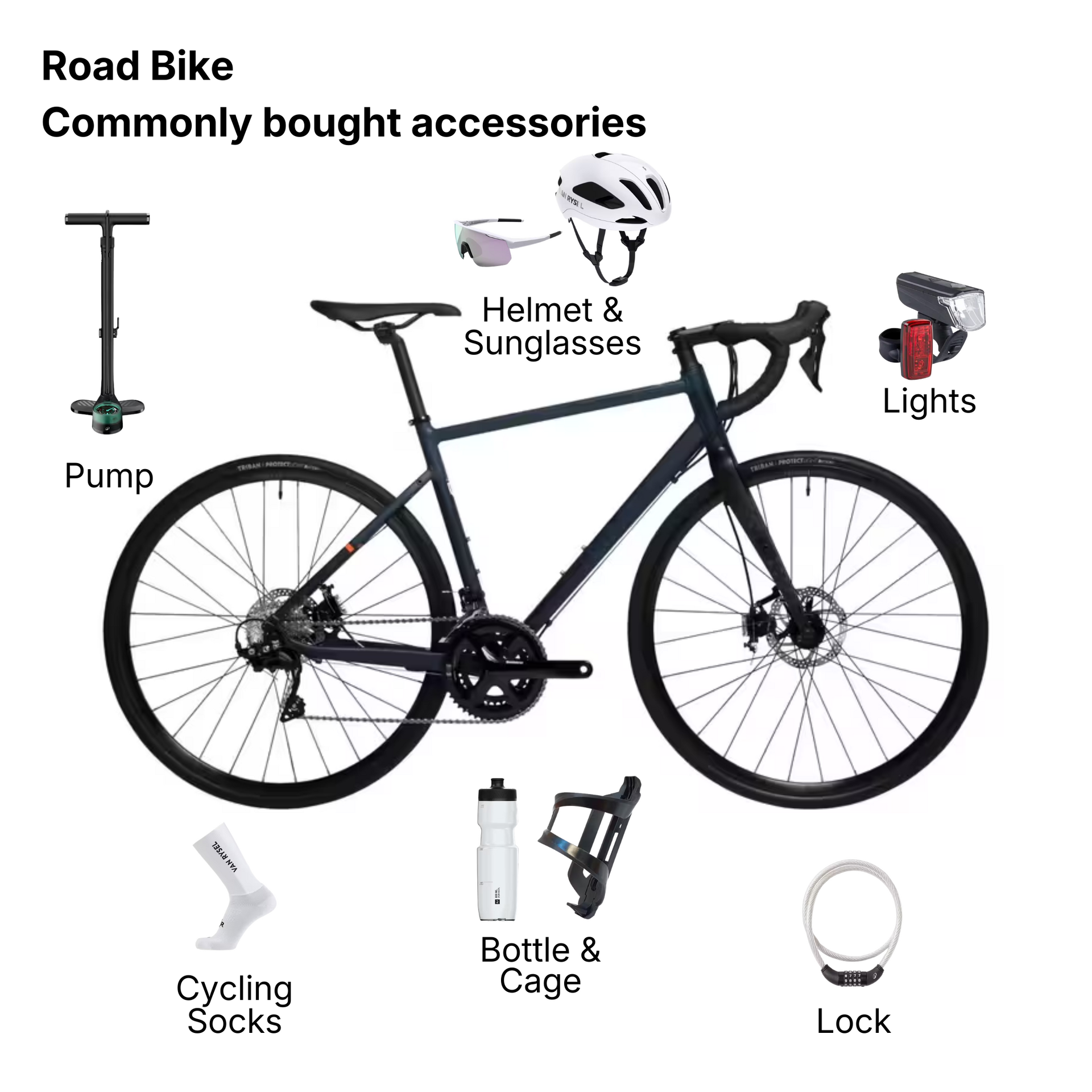 Road Bike RC 520 Disc 11 Speed 105 - Blue