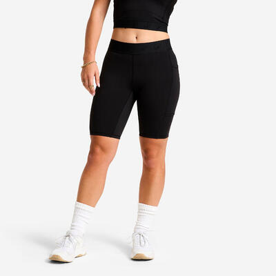 Bikershort voor dames zwart