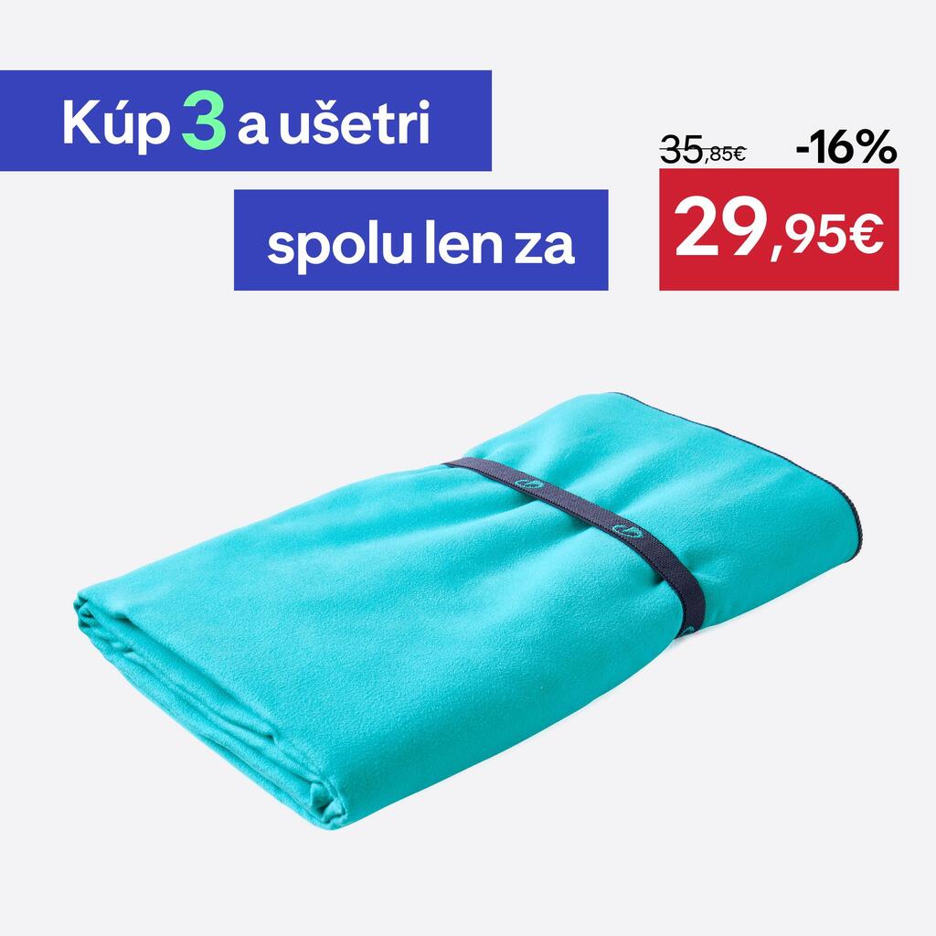 Uterák z mikrovlákna veľkosť XL modro-zelený 