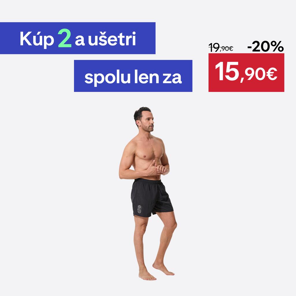 Pánske šortkové plavky Basic čierne