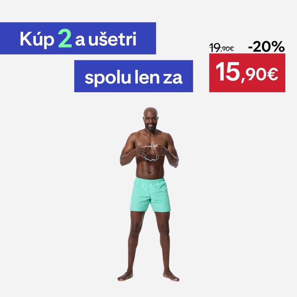 Pánske šortkové plavky Basic New zelené