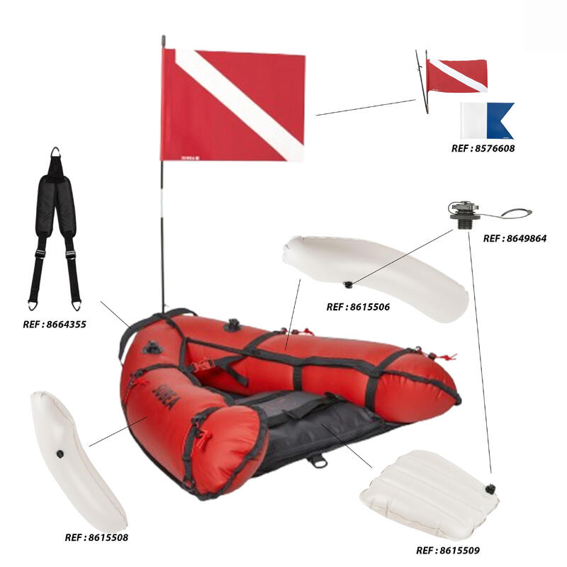 PLATFORMĂ GONFLABILĂ ACTIVITĂȚI SPORTIVE SUBMARINE SUBEA