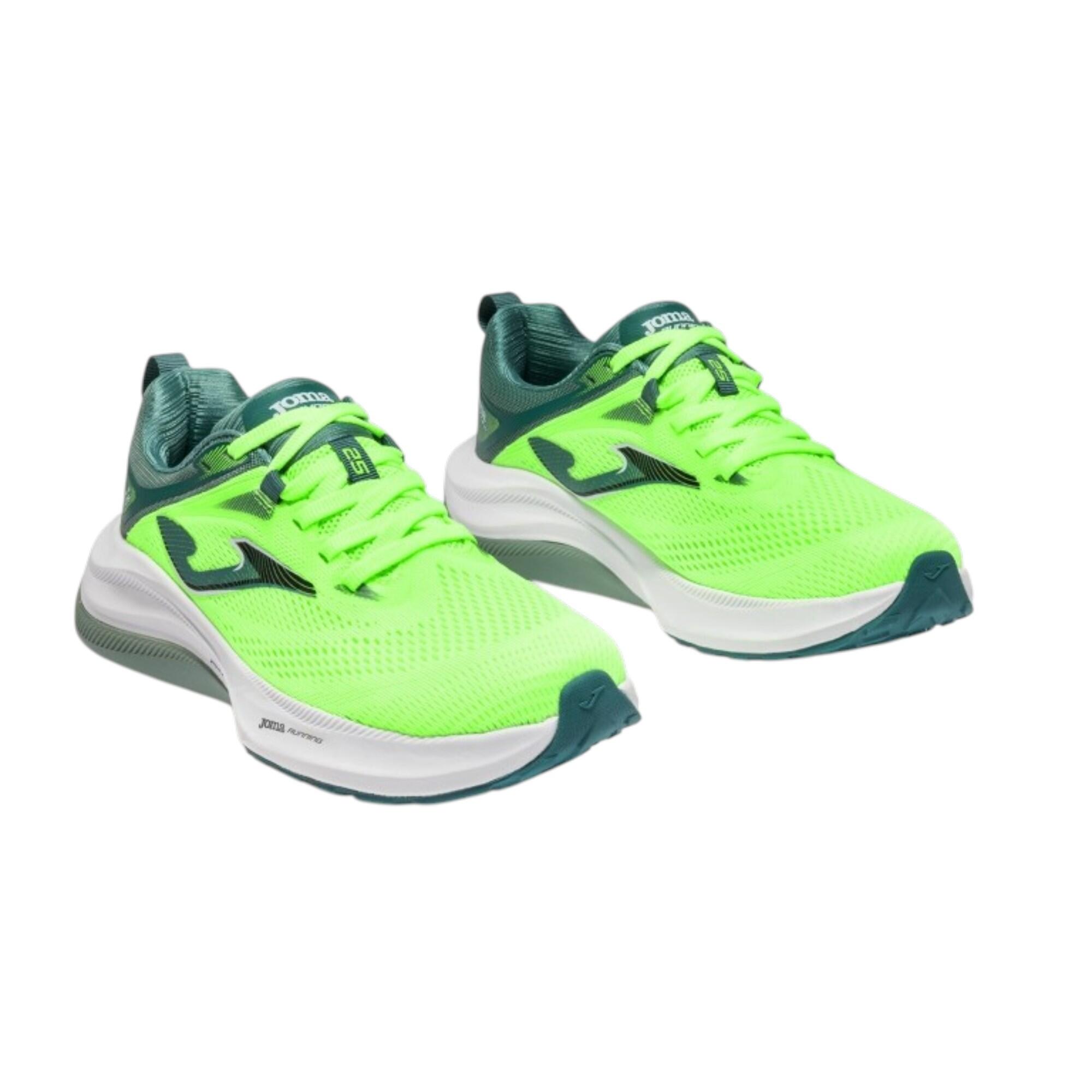 Zapatillas running asfalto Joma Hispalis Hombre - Verde flúor 4/5