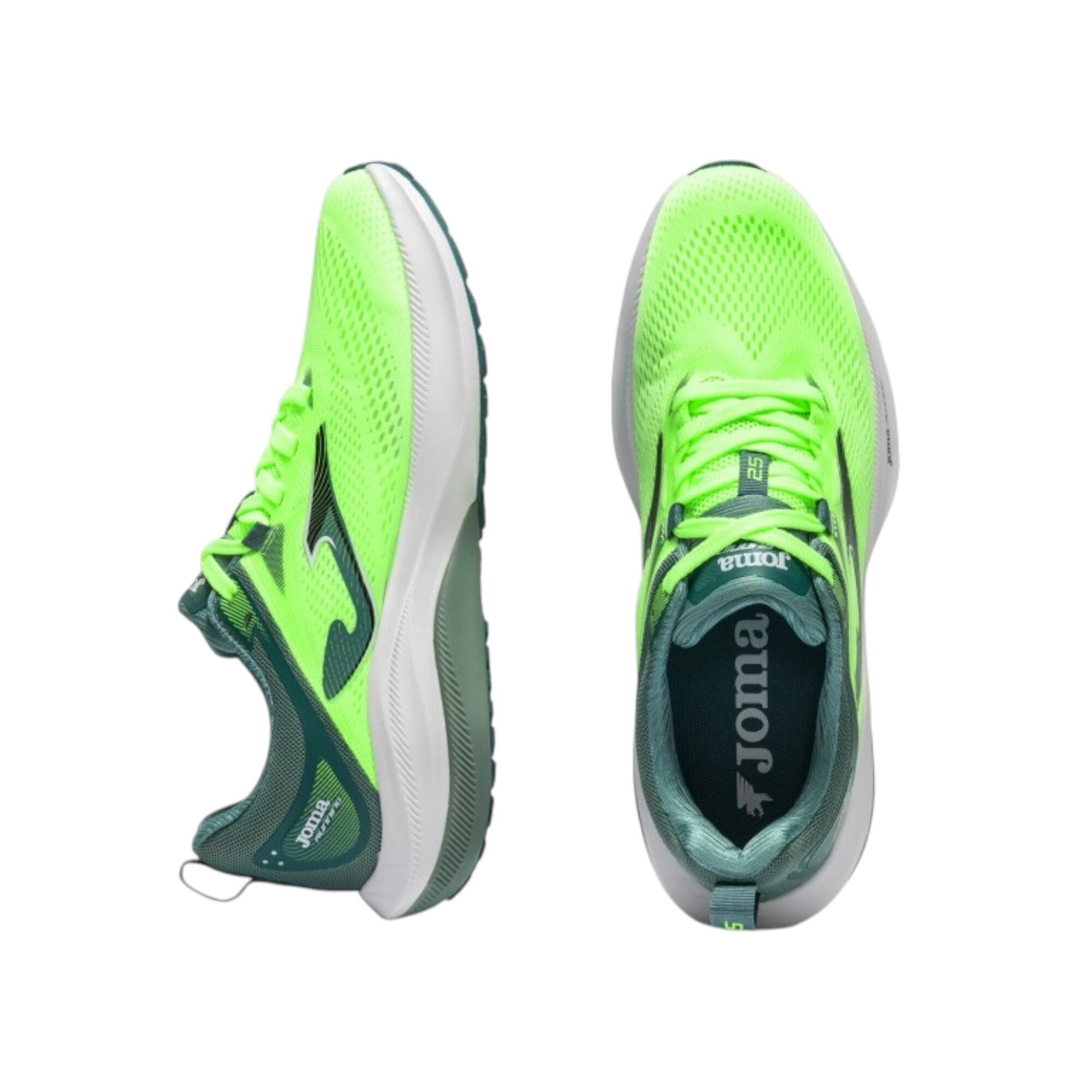 Zapatillas running asfalto Joma Hispalis Hombre - Verde flúor 2/5