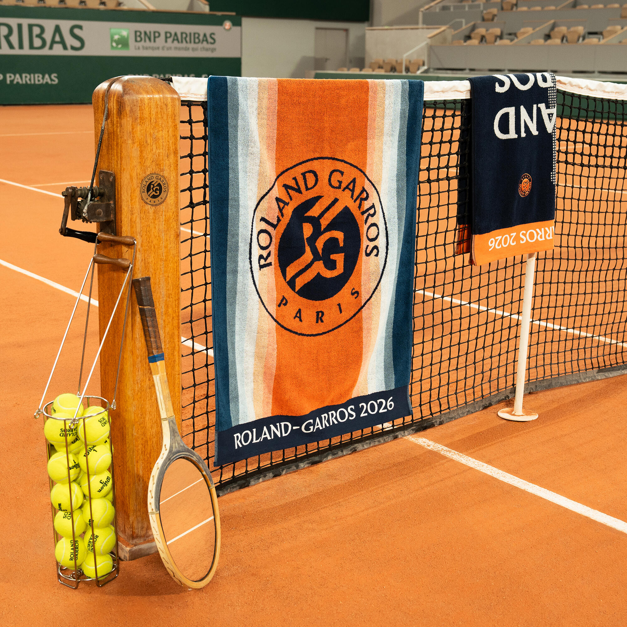 SERVIETTE OFFICIELLE EN COTON 70x105 ROLAND GARROS MULTICOLORE  2026 4/6