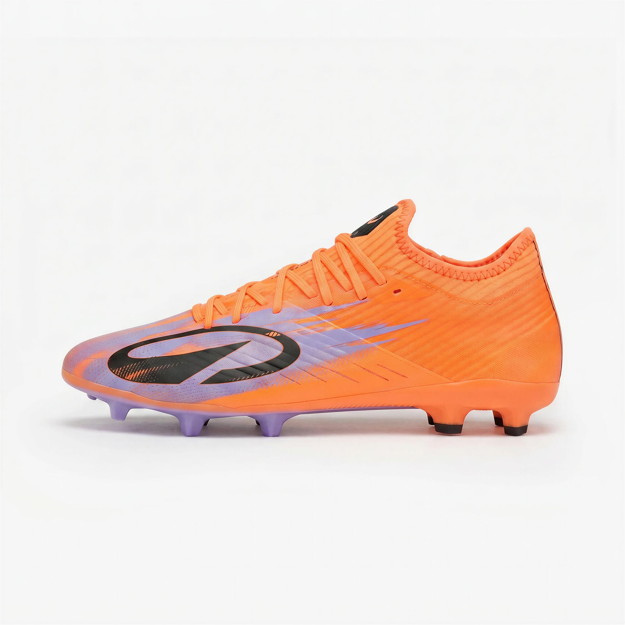 Chaussures de soccer à lacets enfant, CLR FG 2/5