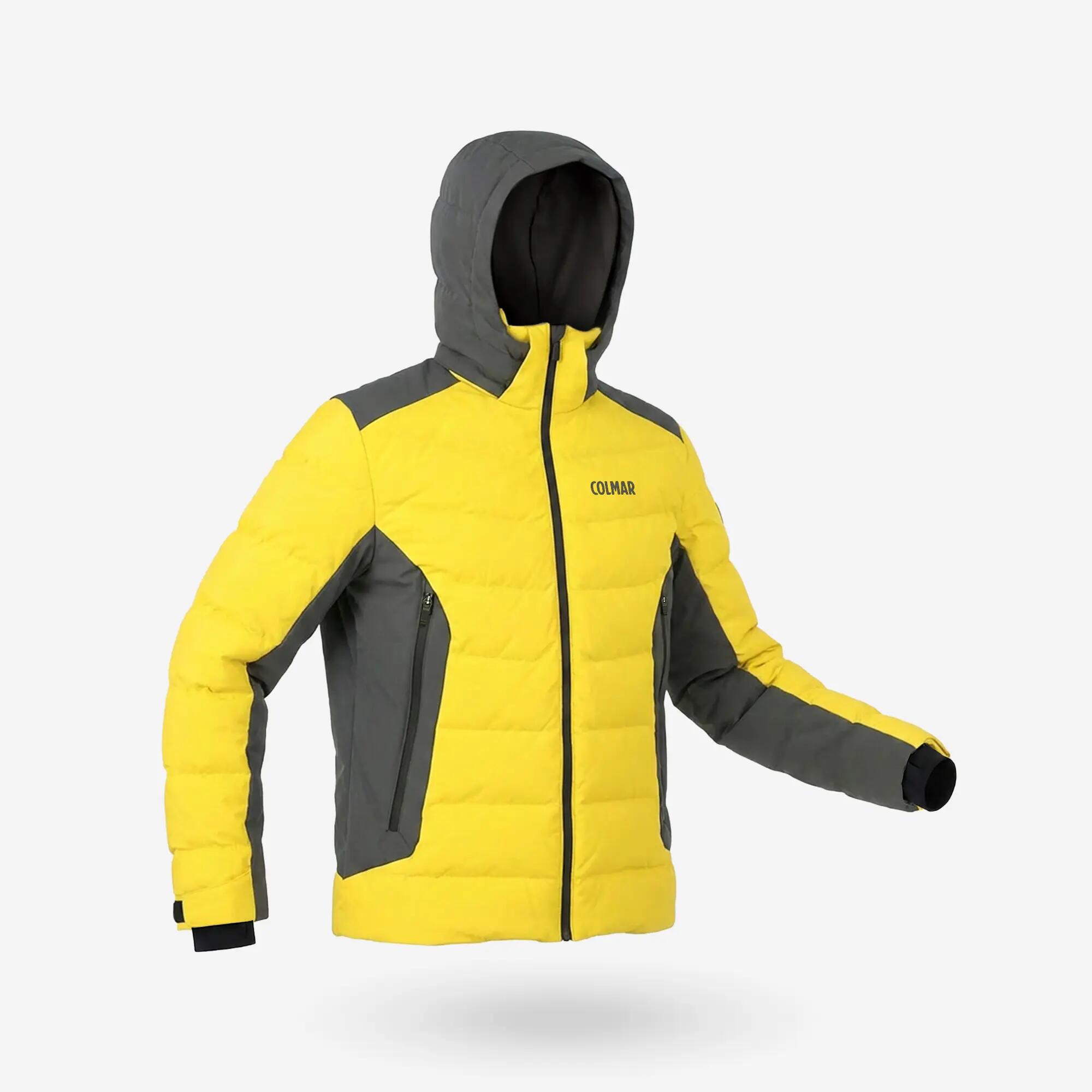 Veste de ski chaude et imperméable homme, Colmar Easy On jaune 2/11