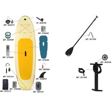 Надувна SUP-дошка 9’6 для 1 особи жовта