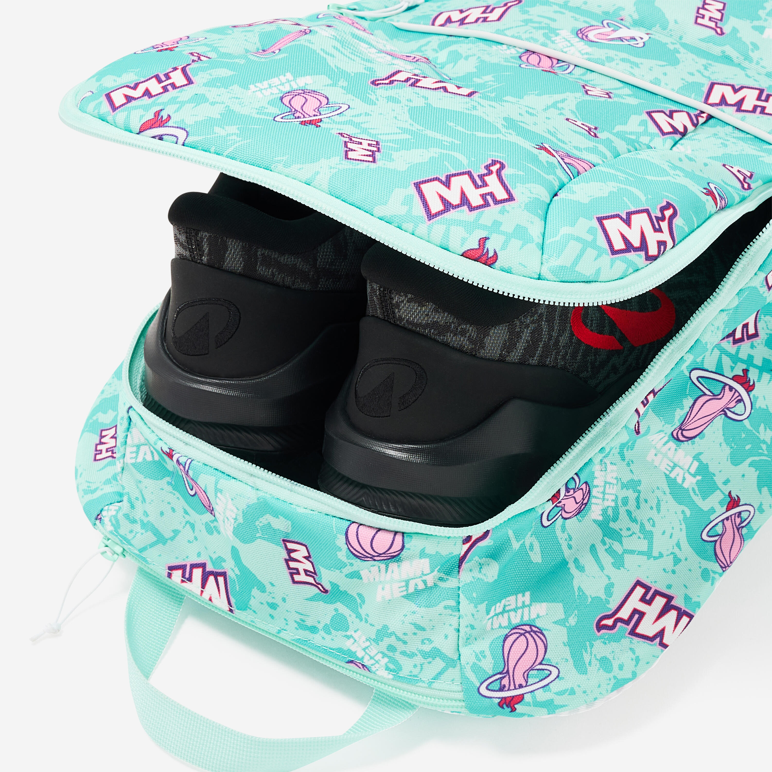 Basketbalrugzak NBA Miami Heat 20 liter groen 4/11