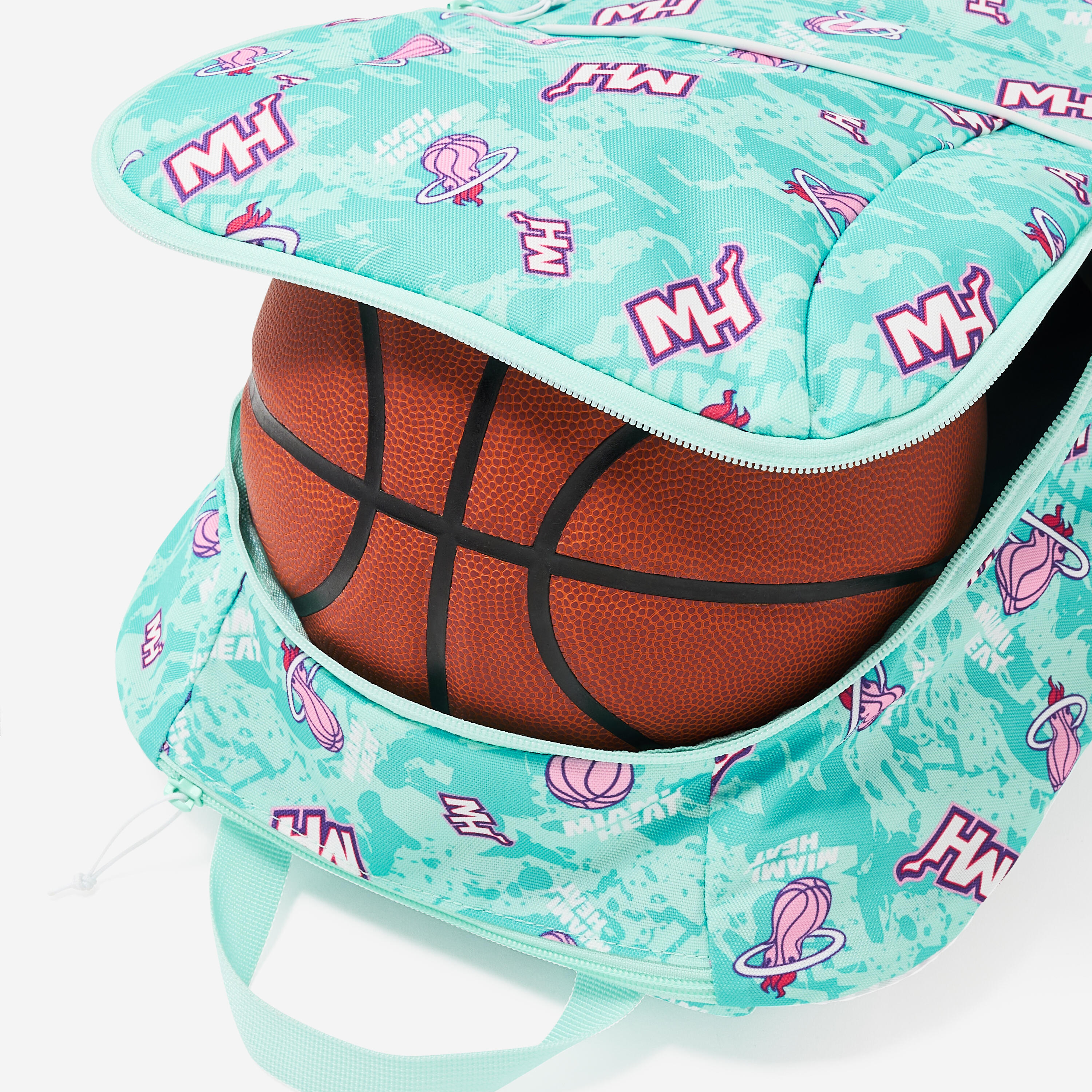 Basketbalrugzak NBA Miami Heat 20 liter groen 5/11