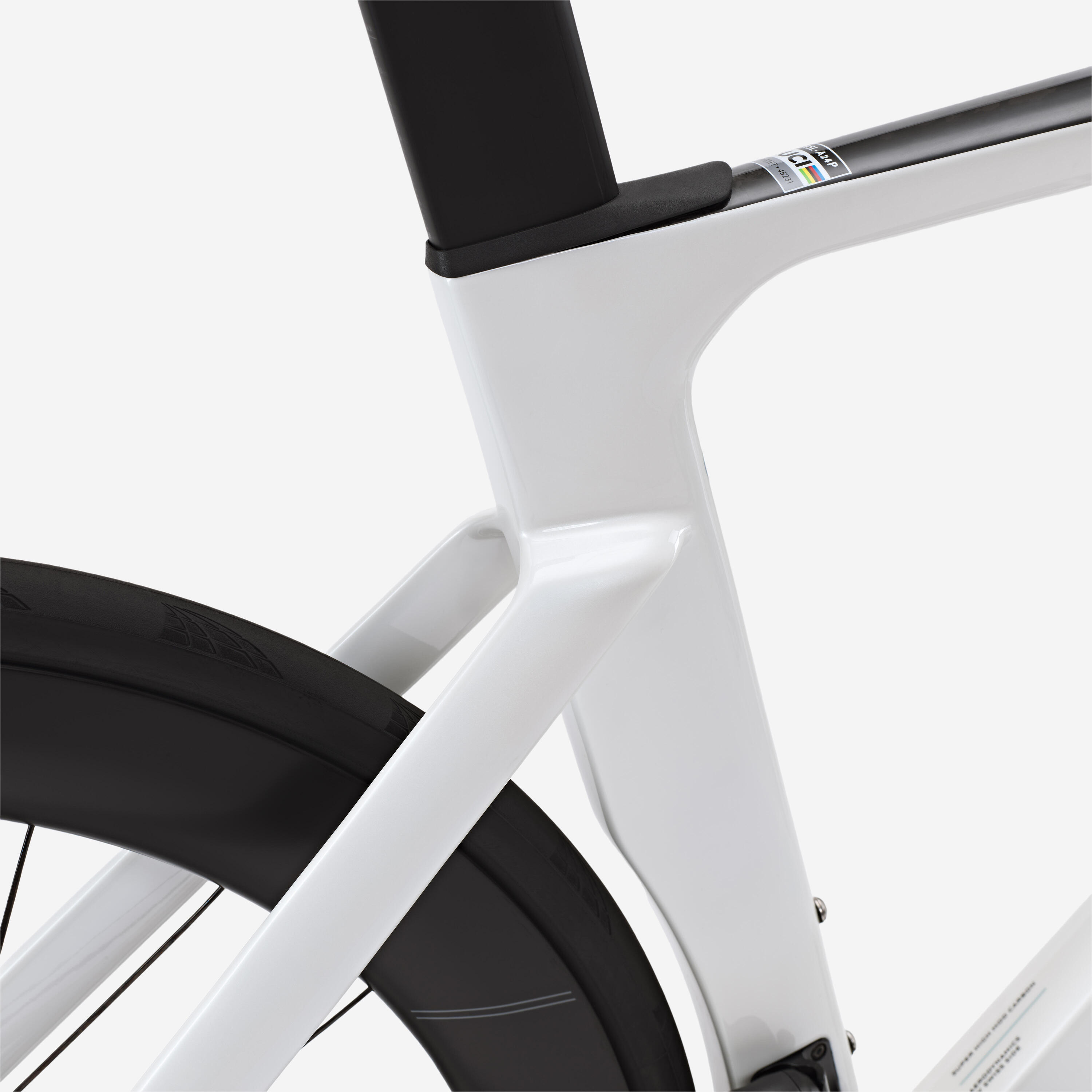 Rennvelo Shimano Ultegra DI2 2x12g Leistungsmesser, RCR-F Pro weiss 9/17