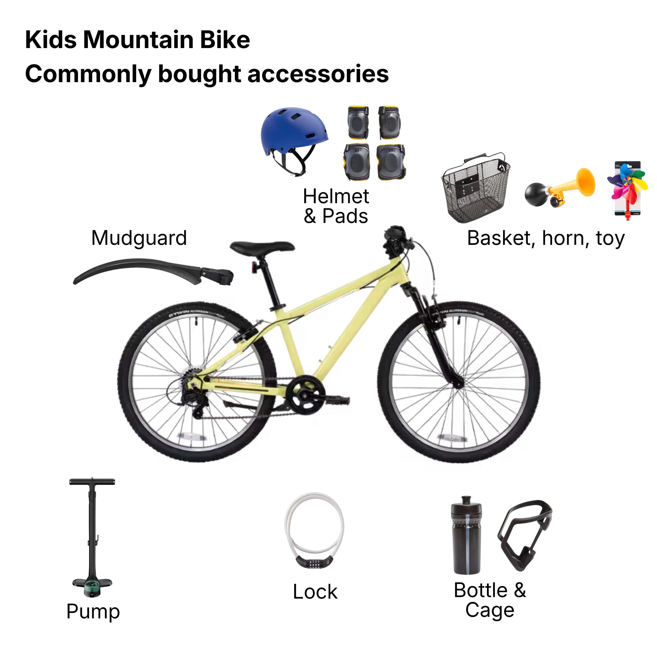 Vélo de montagne enfant 24 po, EXPL 500 CNFR 2/10