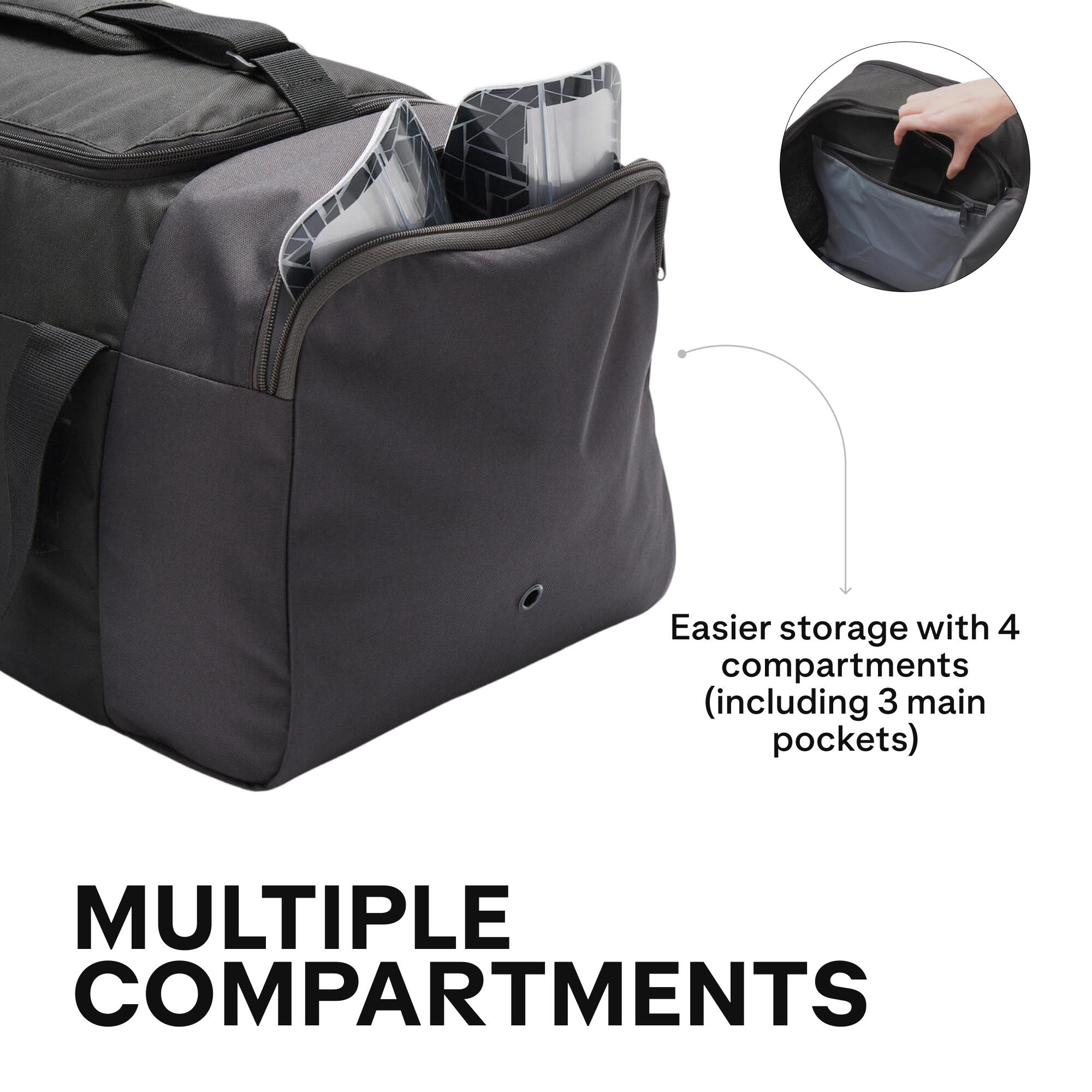 Football Duffle Bag, Lightweight, Multiple Compartment, 55L