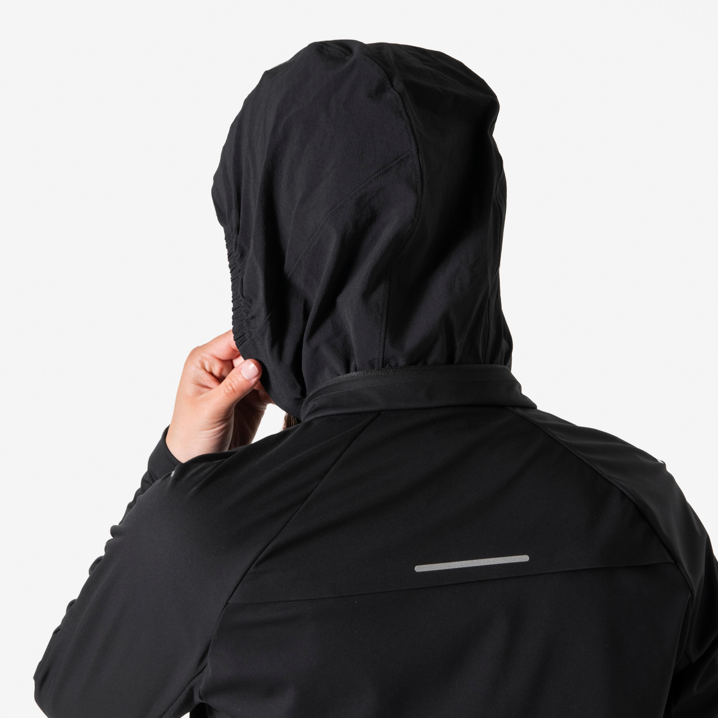 Giacca running donna RUN 900 WARM nera 11/15