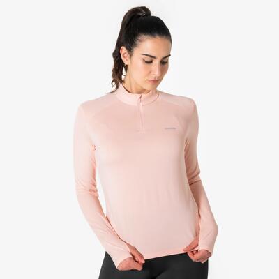 Maglia manica lunga running donna RUN CORE nera