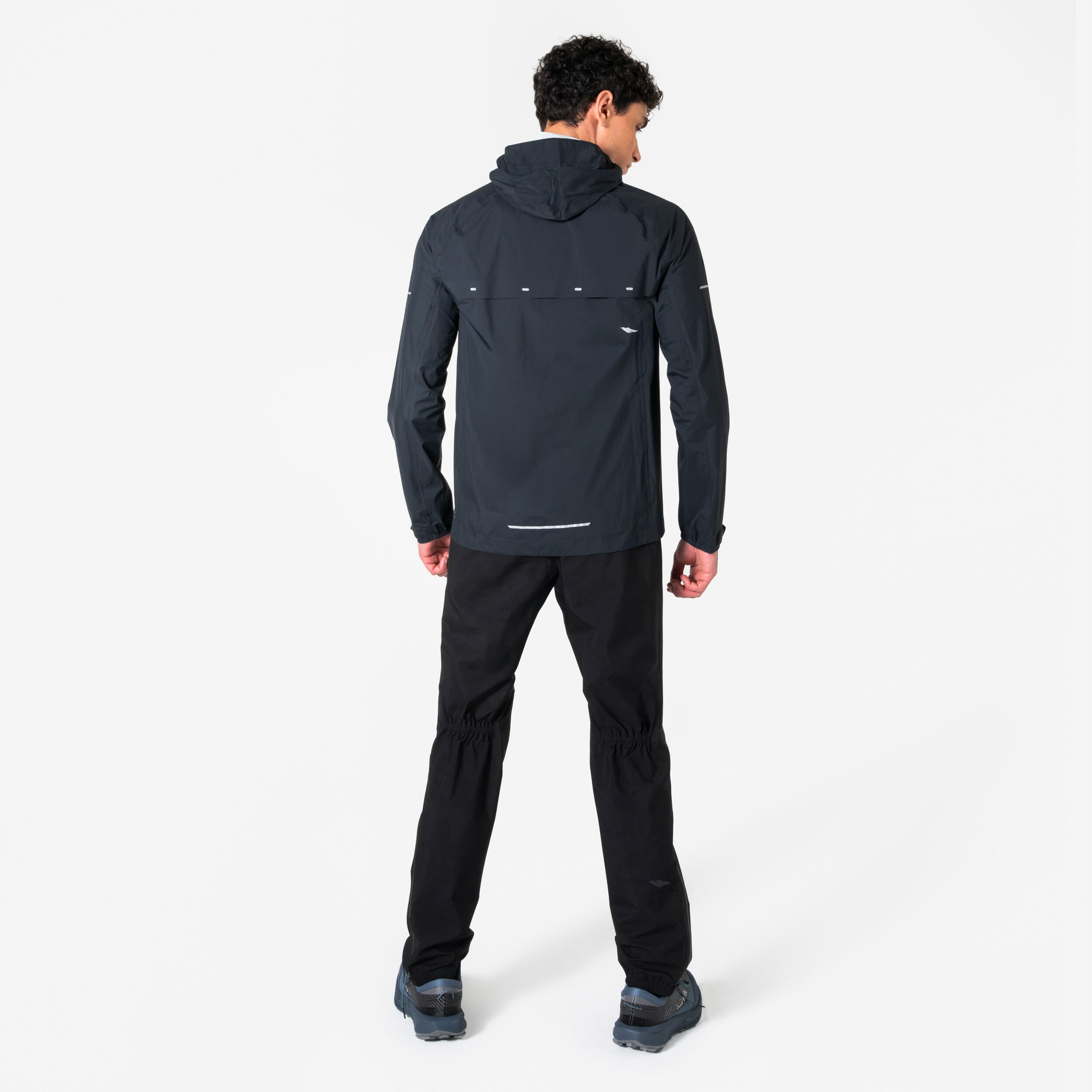 Laufjacke Herren wasserdicht atmungsaktiv - Run 900 dunkelgrau 19/32