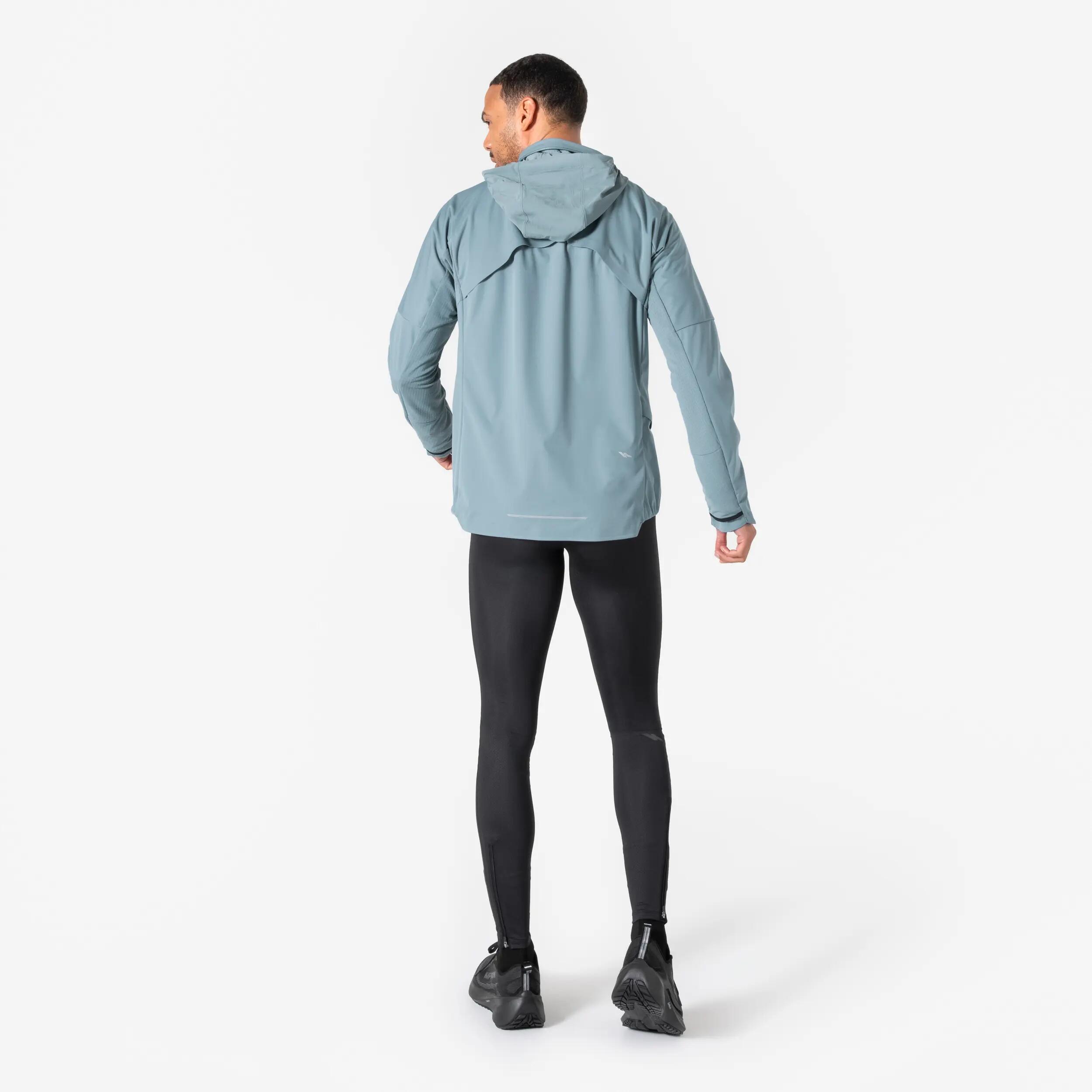 Veste de running chaud manches longues Homme KIPRUN, Run 900 Warm Regul Gris 4/12