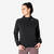 Veste chaude de running Femme, KIPRUN Run 500 Warm Noir fumé