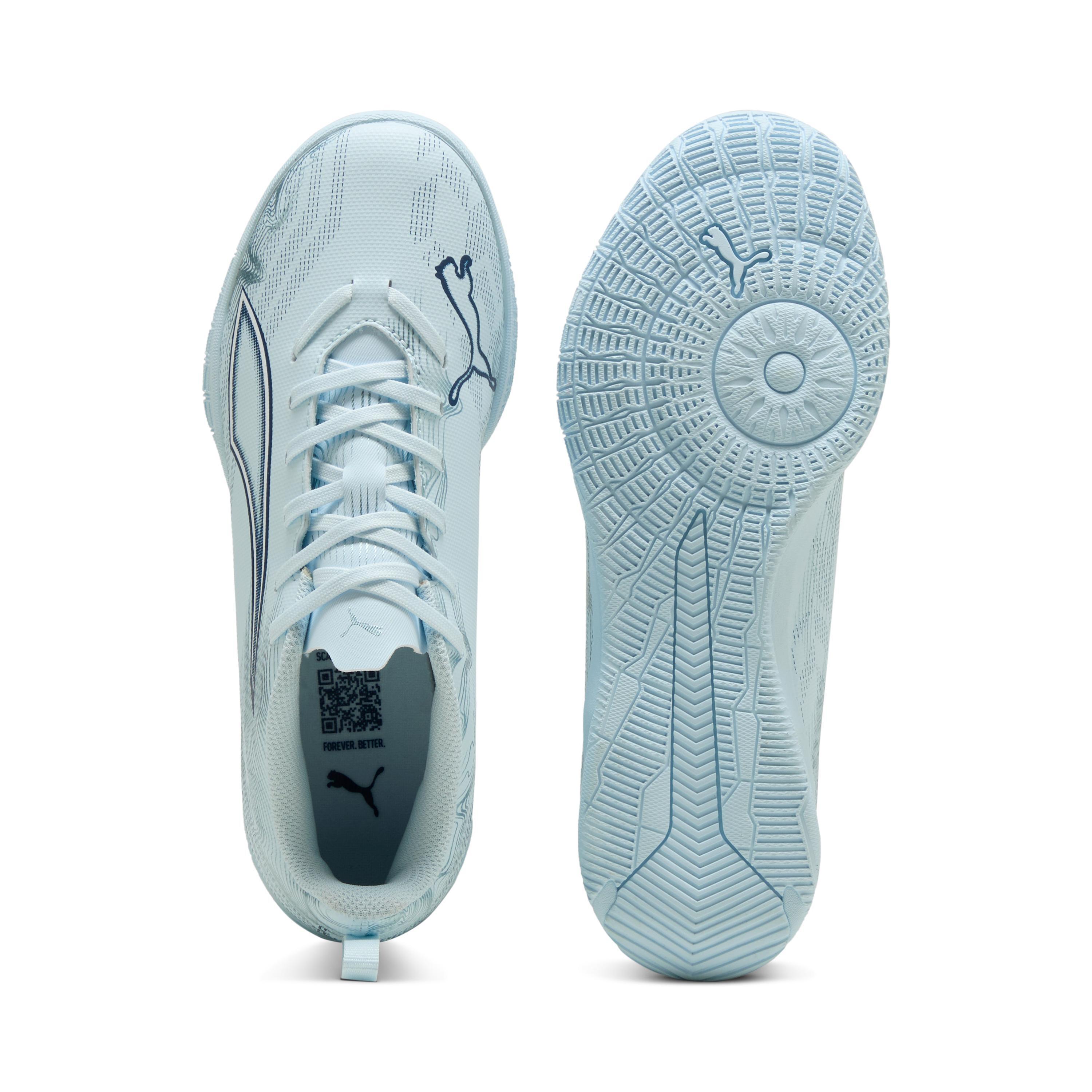 Buty do piłki nożnej halowej dla dzieci PUMA ULTRA 6 PLAY IT Jr Icy Blue 5/5