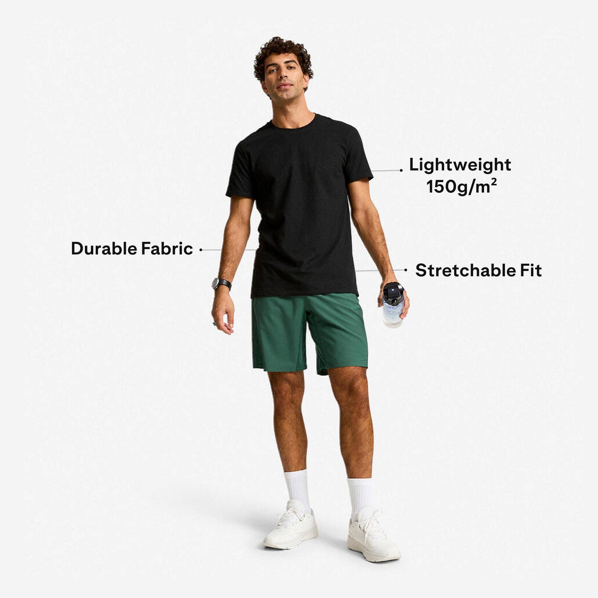 Men's Short-Sleeved T-Shirt - Black -  2