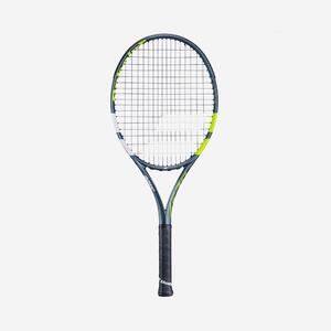 Raqueta de tenis niño 26 pulgadas, Babolat aero jr 26 gris amarillo.