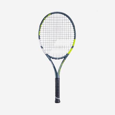 Tennisracket aero junior 26 kinderen grijs/geel